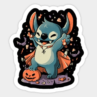 Spooky Candy Experiment  - Halloween Cute Cartoon Gift Sticker